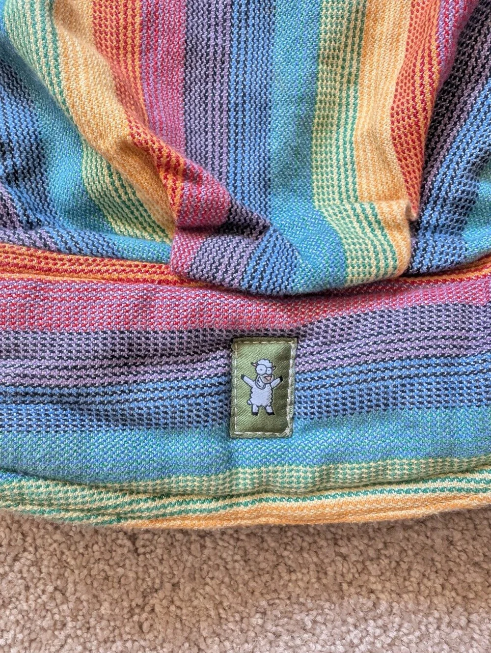 Lenny Lamb Doll Carrier Rainbow Soft Cotton LennyLamb